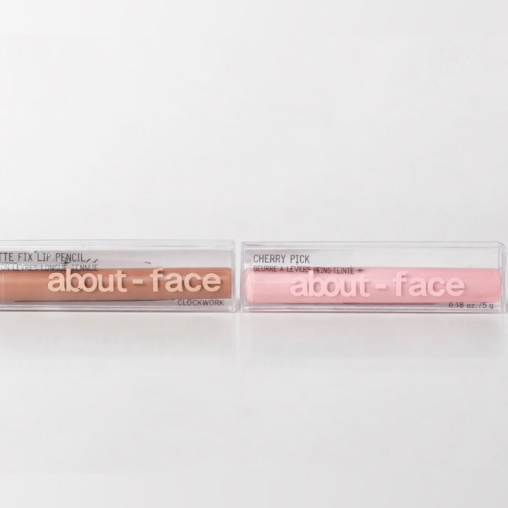 💖 About-Face Lip Duo – Clockwork Matte Liner + Pink Pira Butter NEW & Boxed 💄✨
